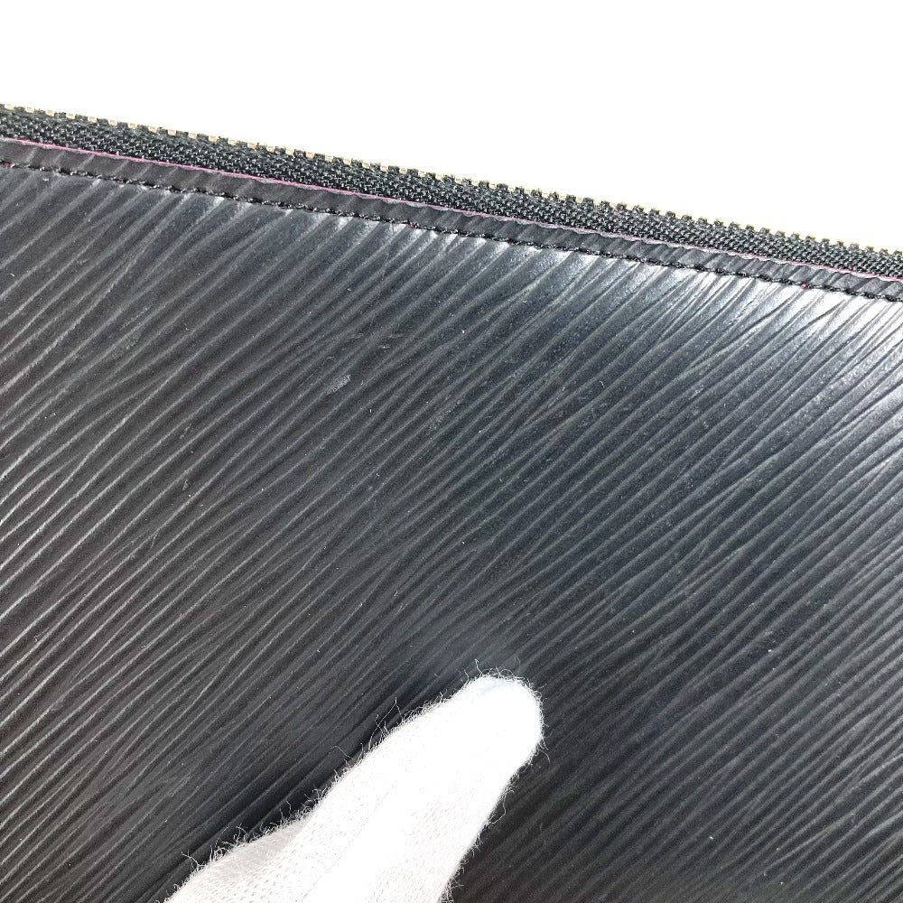 LOUIS VUITTON Coin case M64579 Epi Leather black Epi Pochette Felice Women(Unisex) Used Authentic