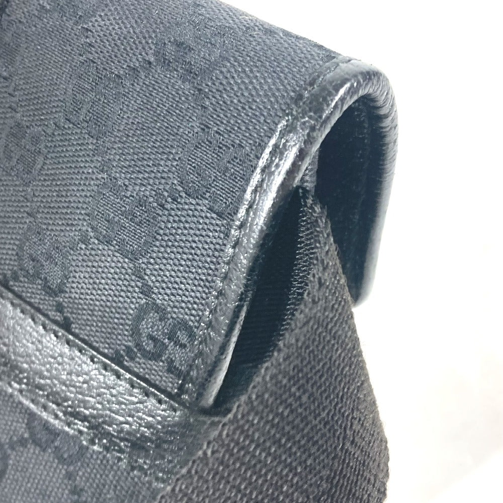 GUCCI Sling bag 131236 GG canvas / leather black cross GG unisex(Unisex) Used Authentic