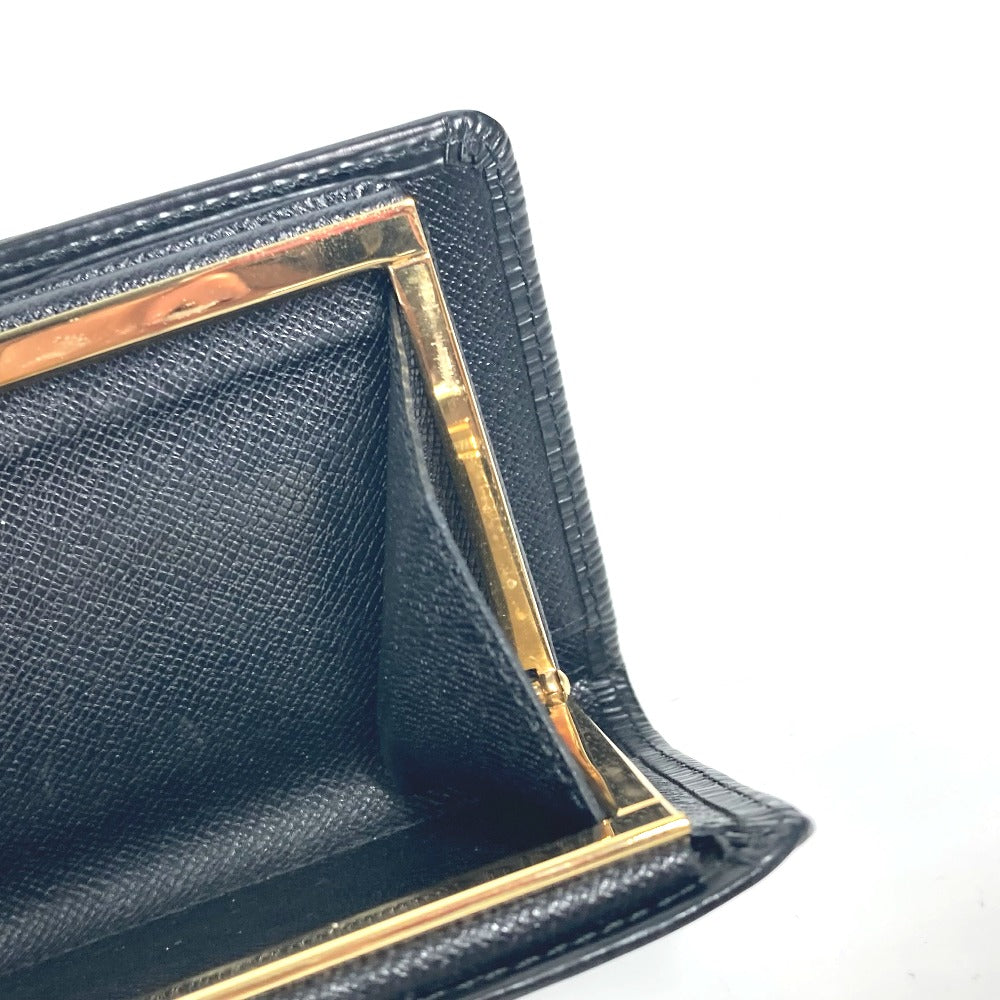 LOUIS VUITTON Long Wallet Purse M63252 Epi Leather black Epi Continental Vienova unisex(Unisex) Used Authentic