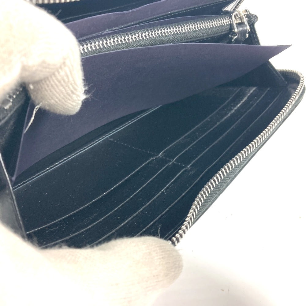 PRADA Long Wallet Purse 2ML317 leather black logo City Sports unisex(Unisex) Used Authentic