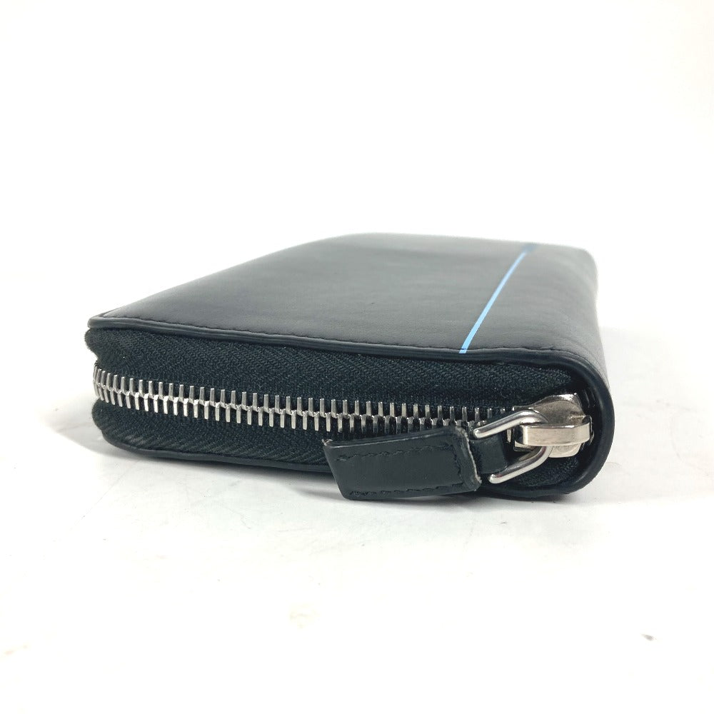 PRADA Long Wallet Purse 2ML317 leather black logo City Sports unisex(Unisex) Used Authentic