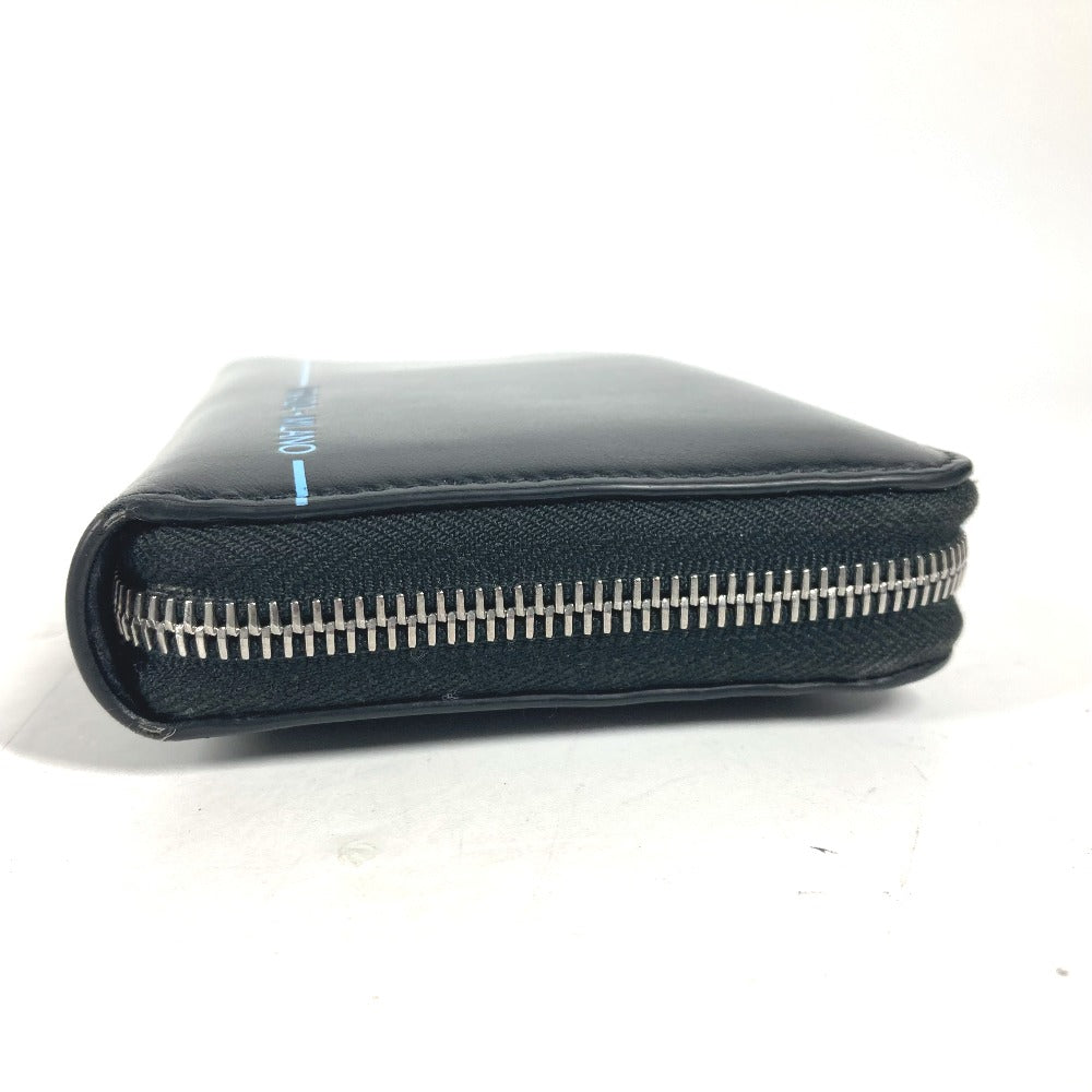 PRADA Long Wallet Purse 2ML317 leather black logo City Sports unisex(Unisex) Used Authentic