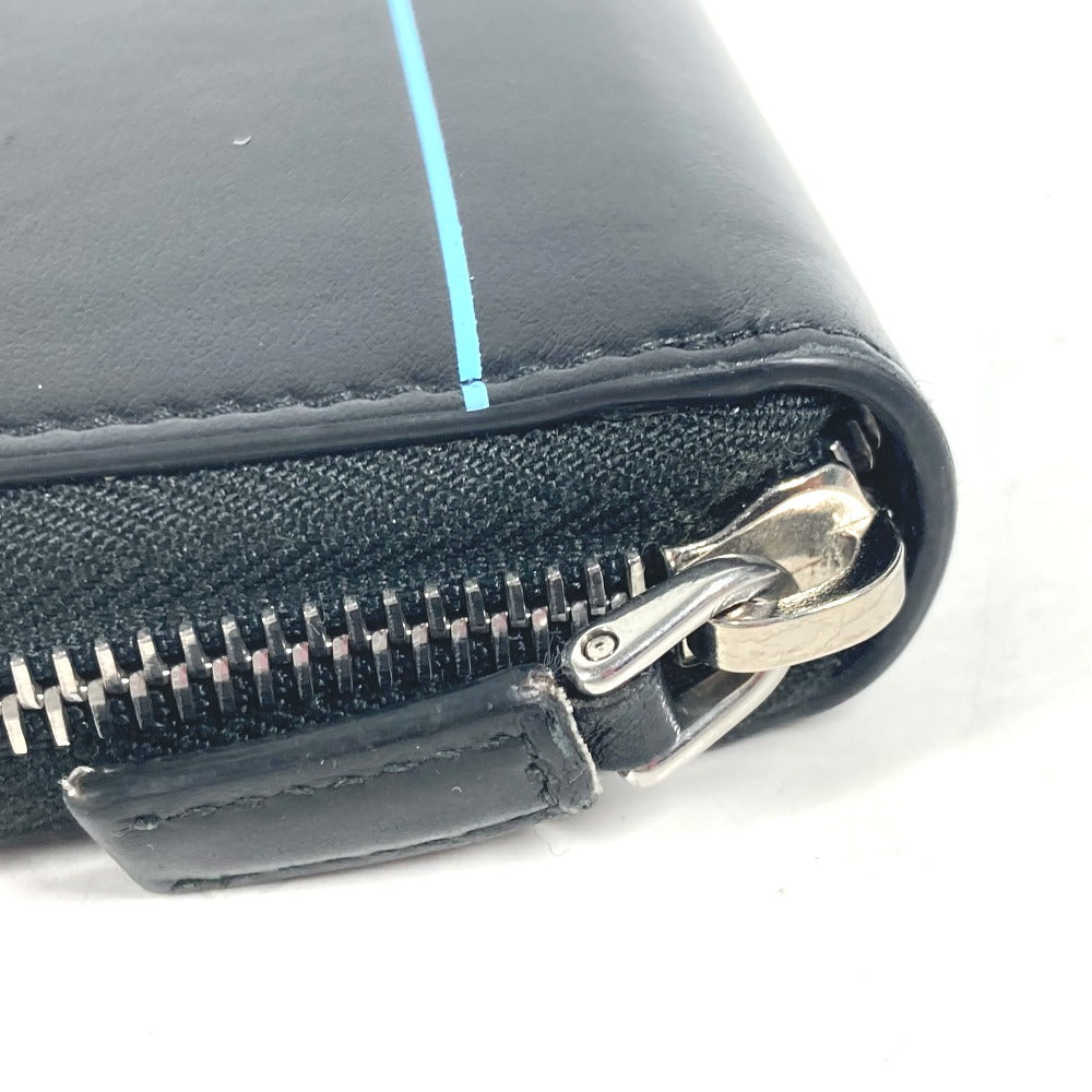 PRADA Long Wallet Purse 2ML317 leather black logo City Sports unisex(Unisex) Used Authentic