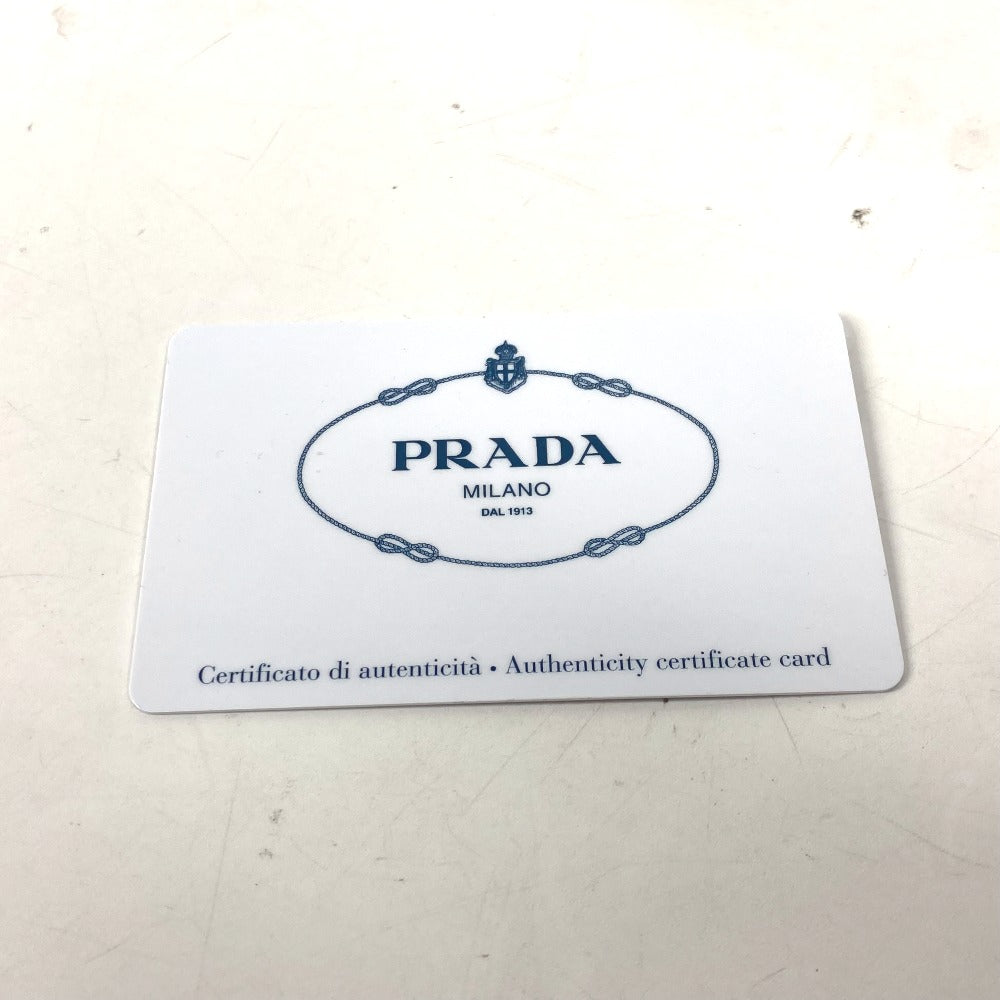 PRADA Long Wallet Purse 2ML317 leather black logo City Sports unisex(Unisex) Used Authentic