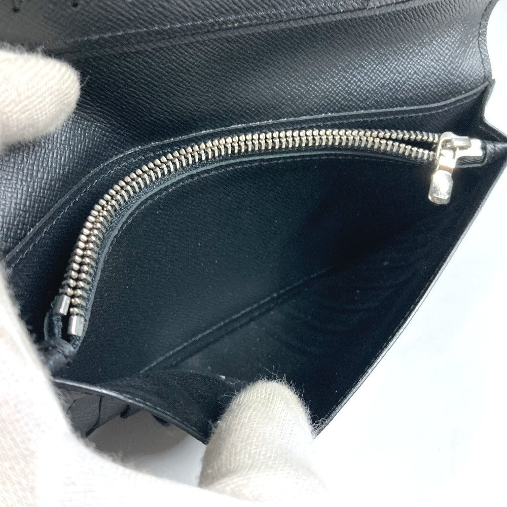 LOUIS VUITTON Long Wallet Purse M60622 Epi Leather black Epi Portefeuille Blaza unisex(Unisex) Used Authentic