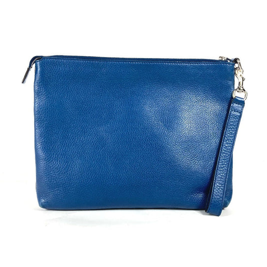 GUCCI business bag 322054 leather blue GG Interlocking G unisex(Unisex) Used Authentic