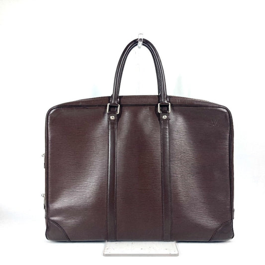 LOUIS VUITTON Business bag M5909D Epi Leather Brown Epi Porto documan Voyage PDV unisex(Unisex) Used Authentic