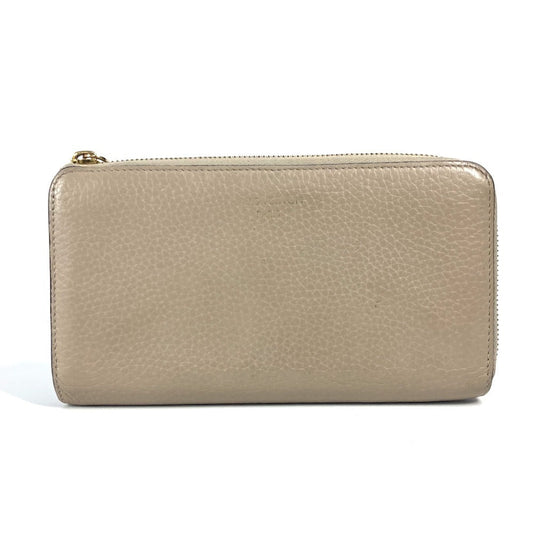 LOUIS VUITTON Long Wallet Purse M63104 Taurillon Clemence Leather beige Portefeuille comet