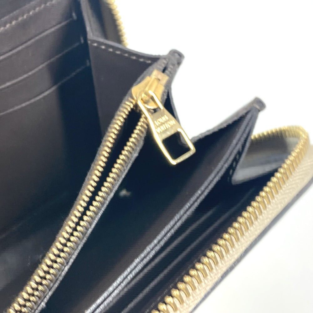 LOUIS VUITTON Long Wallet Purse M63104 Taurillon Clemence Leather beige Portefeuille comet