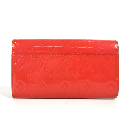 LOUIS VUITTON Long Wallet Purse M93206 Monogram Vernis pink Monogram Vernis Portefeuille Sara