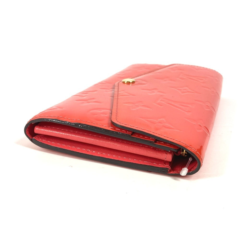 LOUIS VUITTON Long Wallet Purse M93206 Monogram Vernis pink Monogram Vernis Portefeuille Sara