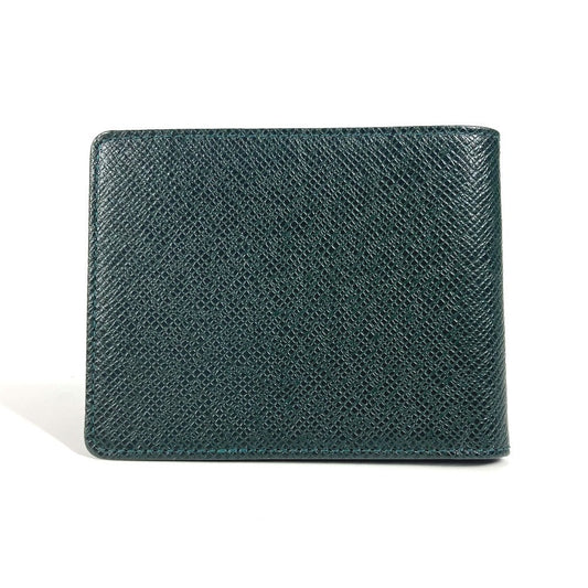 LOUIS VUITTON Folded wallet M30484 Taiga Leather green Taiga Porto Vie 6 Cartes Credit