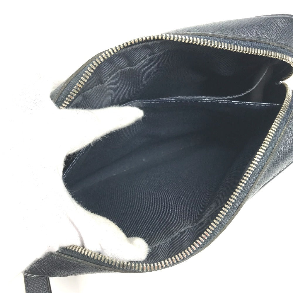 LOUIS VUITTON business bag M33423 Taiga Leather Navy Taiga Pochette Kasai