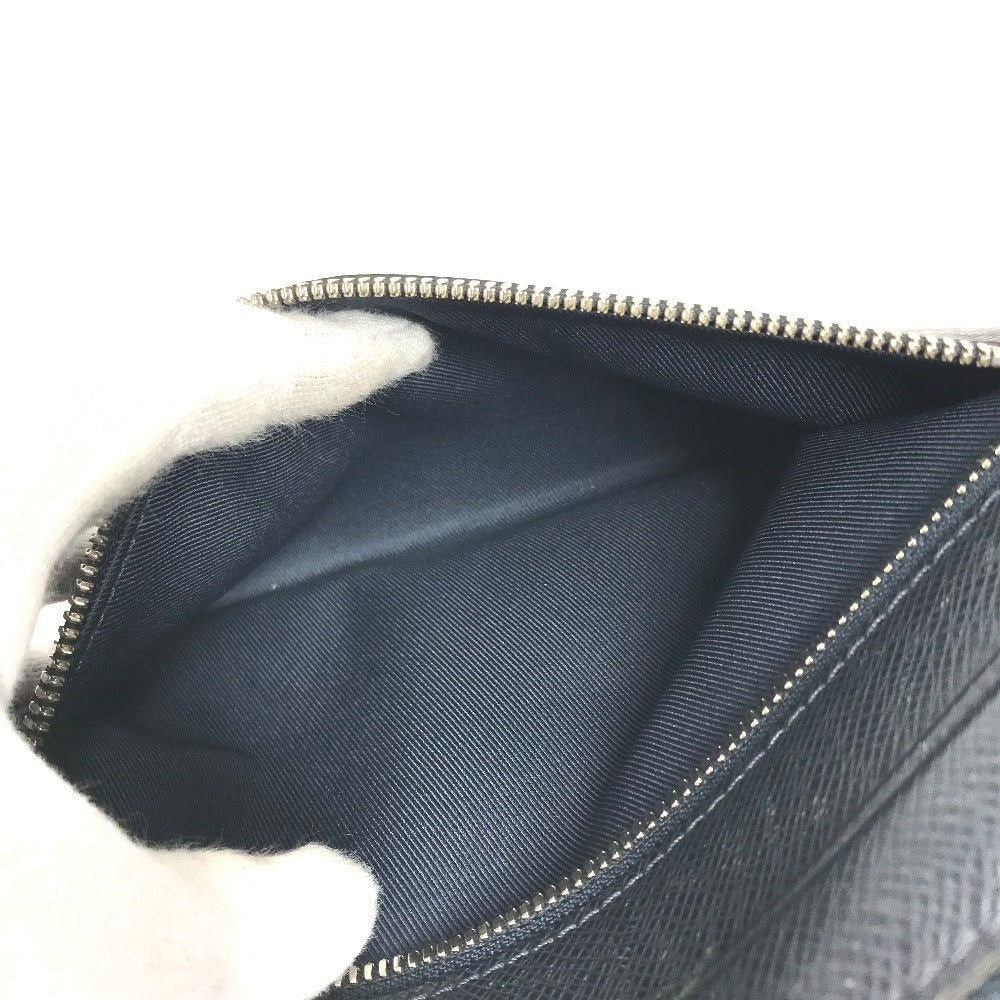 LOUIS VUITTON business bag M33423 Taiga Leather Navy Taiga Pochette Kasai