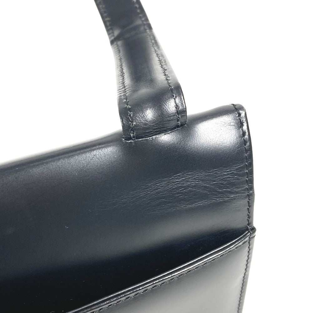 GIVENCHY Handbag leather black vintage logo