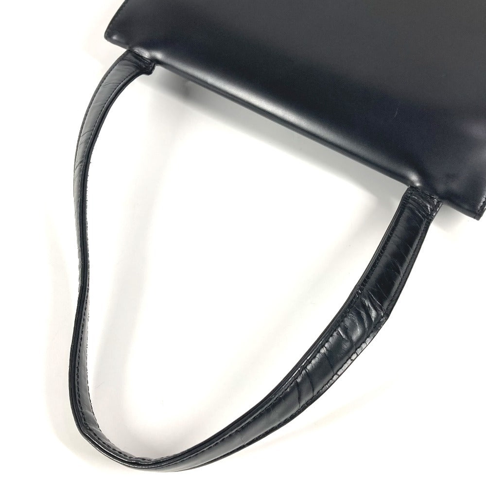GIVENCHY Handbag leather black vintage logo