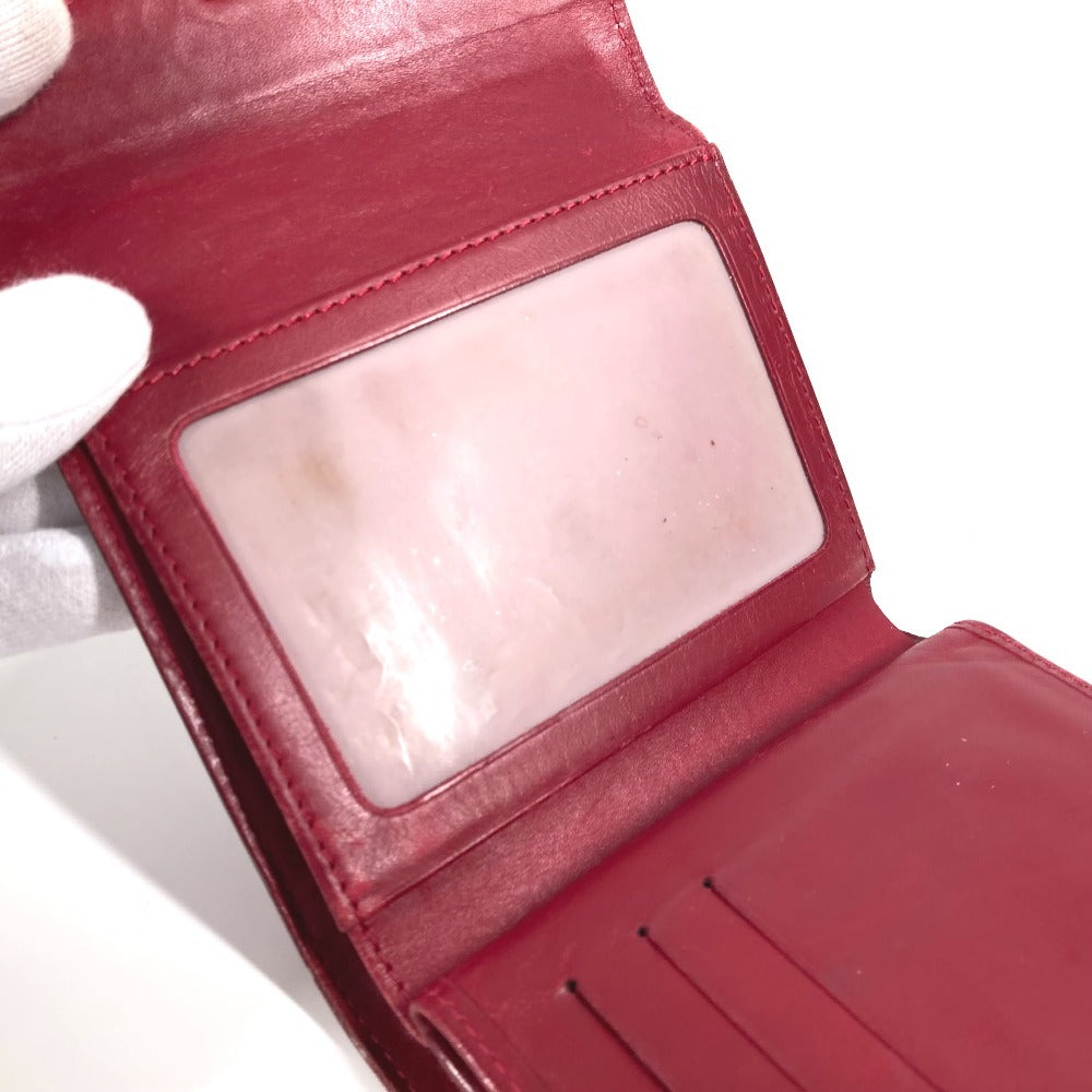 LOUIS VUITTON Trifold wallet M91979 Monogram Vernis Red Monogram Vernis Portefeuille Koala
