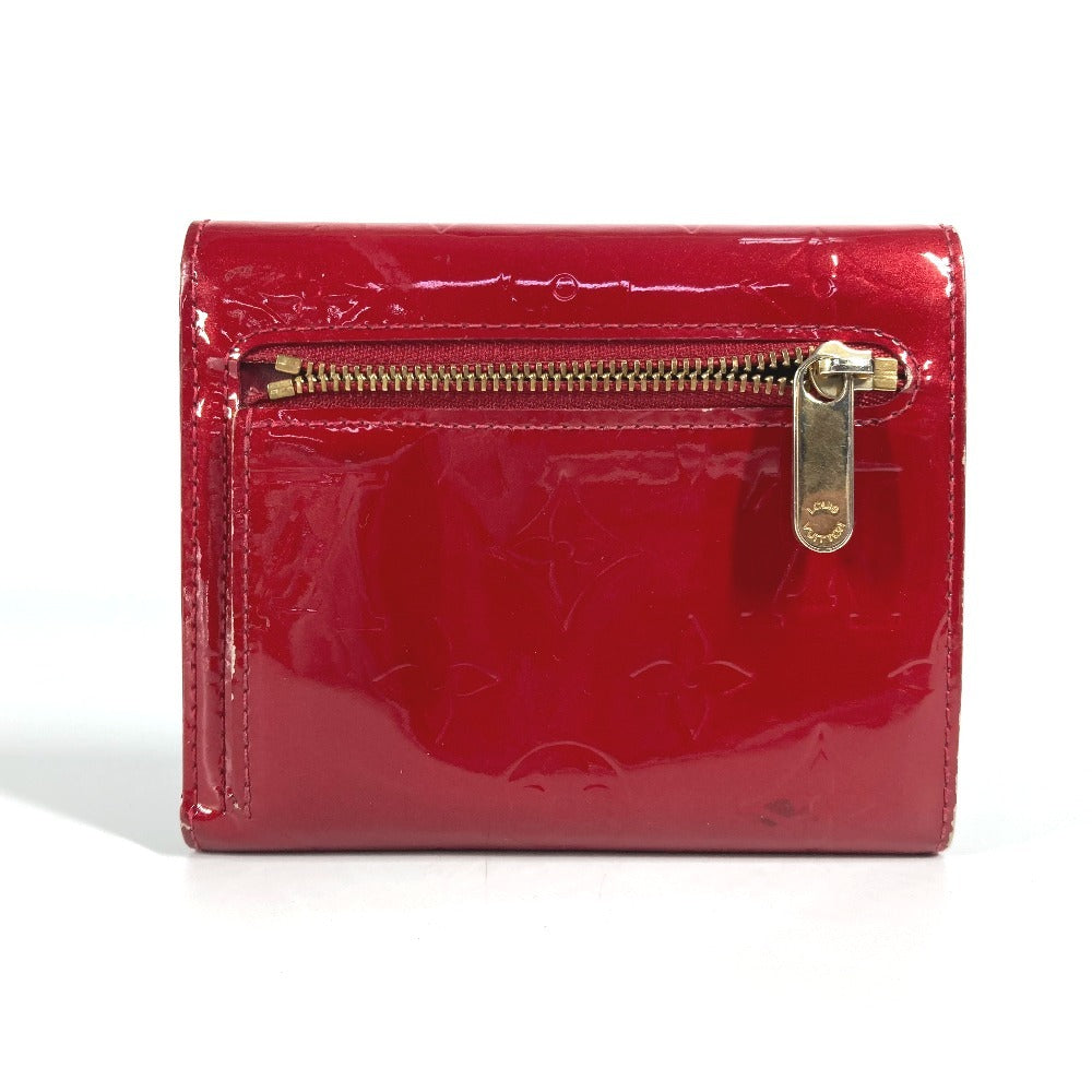 LOUIS VUITTON Trifold wallet M91979 Monogram Vernis Red Monogram Vernis Portefeuille Koala