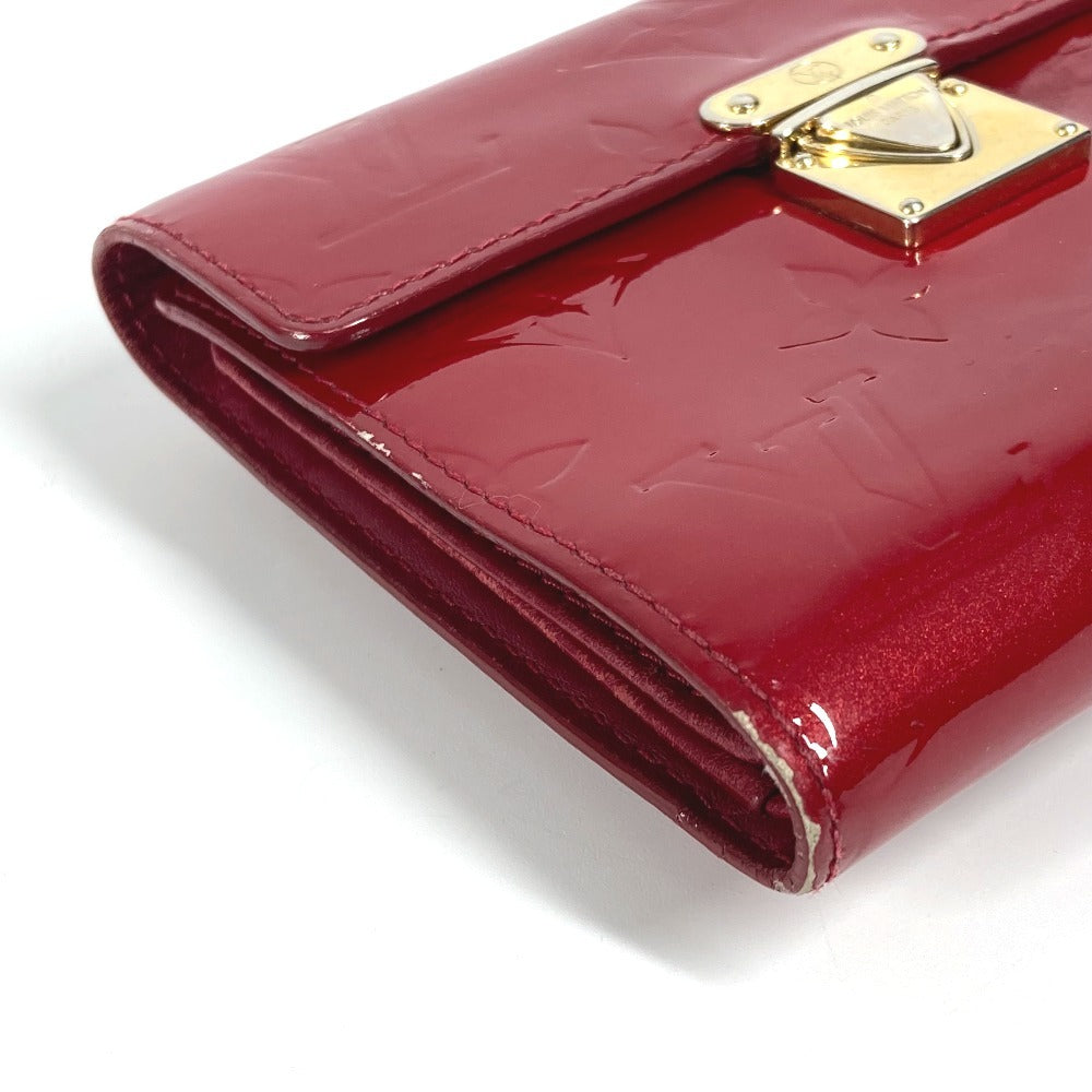 LOUIS VUITTON Trifold wallet M91979 Monogram Vernis Red Monogram Vernis Portefeuille Koala