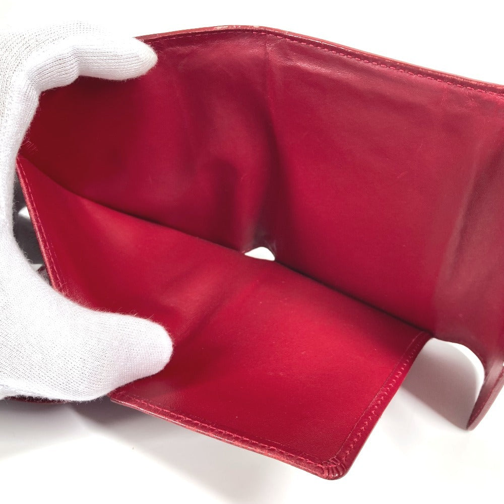 LOUIS VUITTON Trifold wallet M91979 Monogram Vernis Red Monogram Vernis Portefeuille Koala