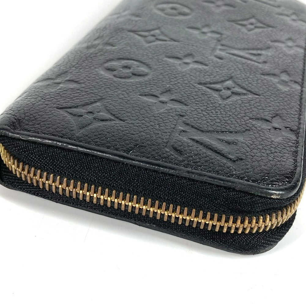 LOUIS VUITTON Long Wallet Purse M61864 Monogram Ann Platt Leather black Monogram Ann Platt Zippy wallet