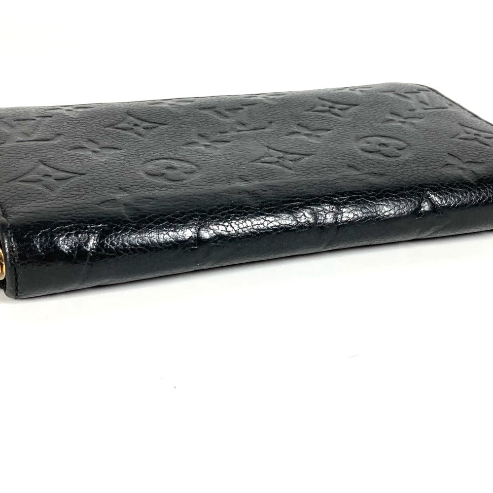 LOUIS VUITTON Long Wallet Purse M61864 Monogram Ann Platt Leather black Monogram Ann Platt Zippy wallet