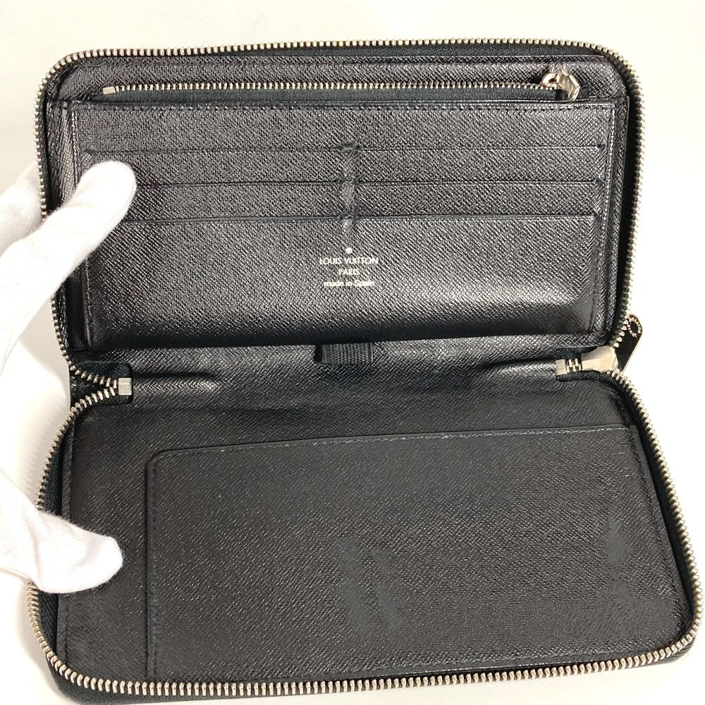 LOUIS VUITTON Long Wallet Purse N60111 Damier Grafitto Canvas black Damier Grafitte Zippy Organizer