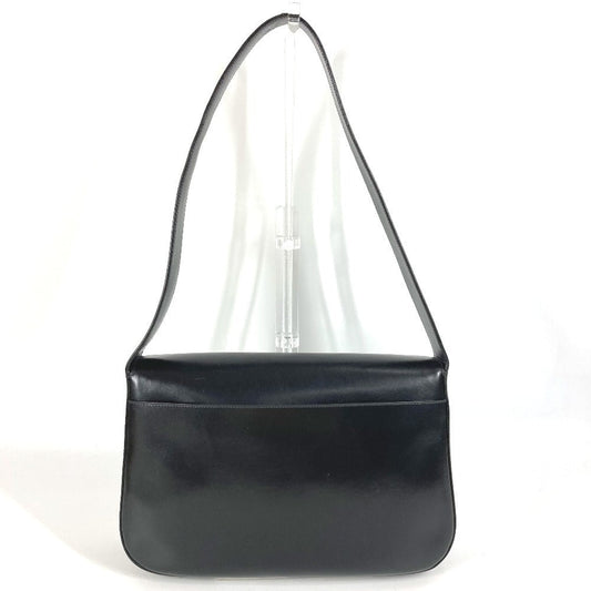 PRADA Shoulder Bag B7470 leather black logo