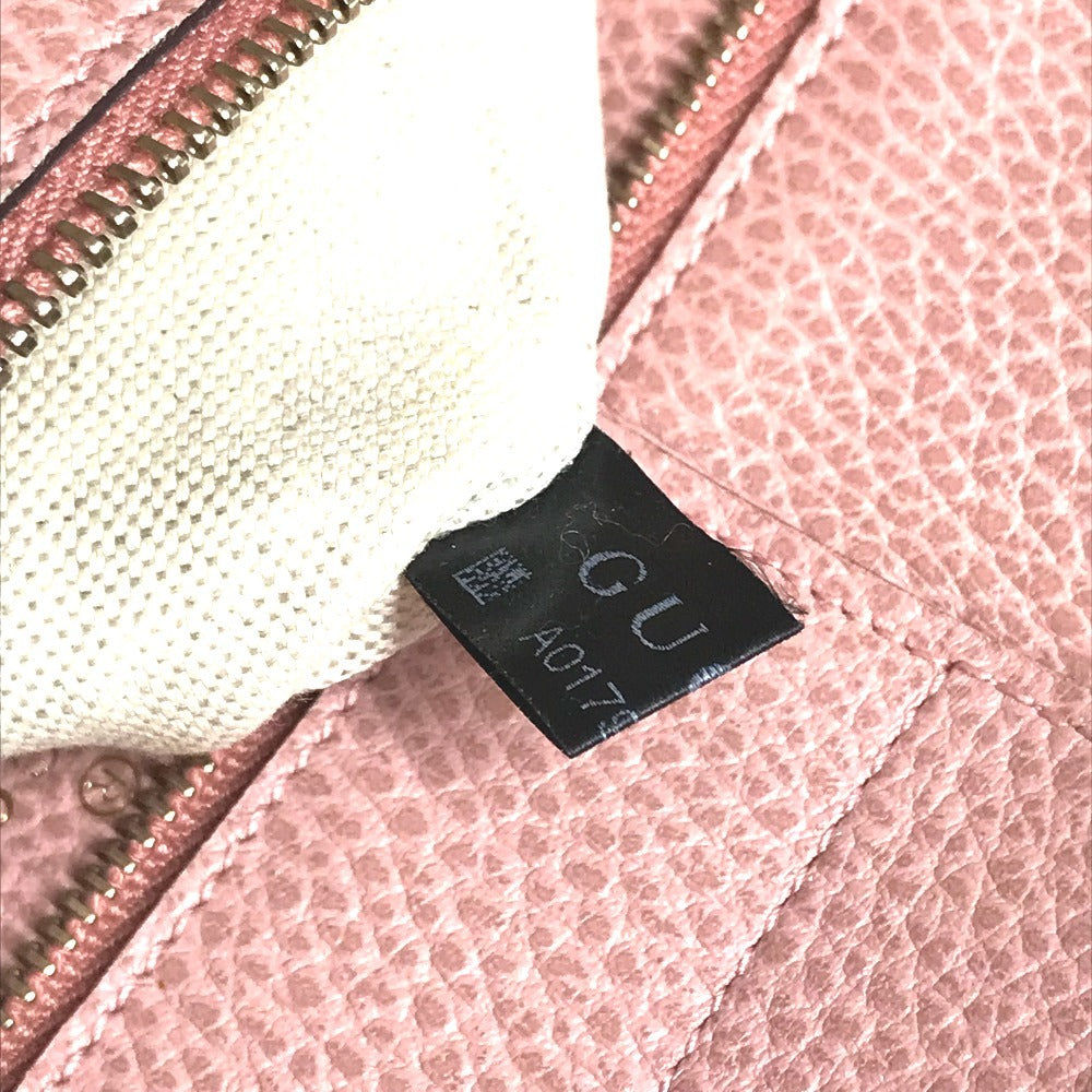 GUCCI Shoulder Bag 354408 leather gray By color logo swing