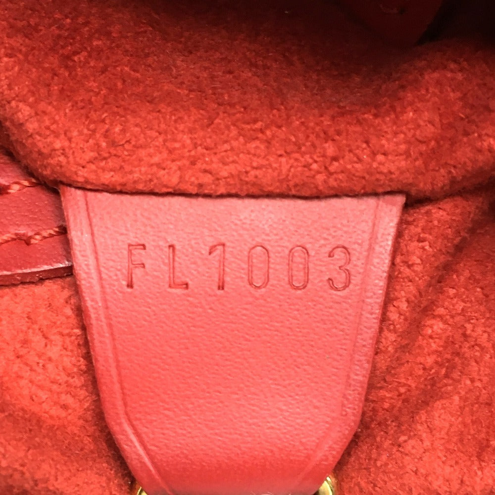 LOUIS VUITTON Shoulder Bag M5899E Epi Leather Red Epi Petit BucketPM Women Used Authentic