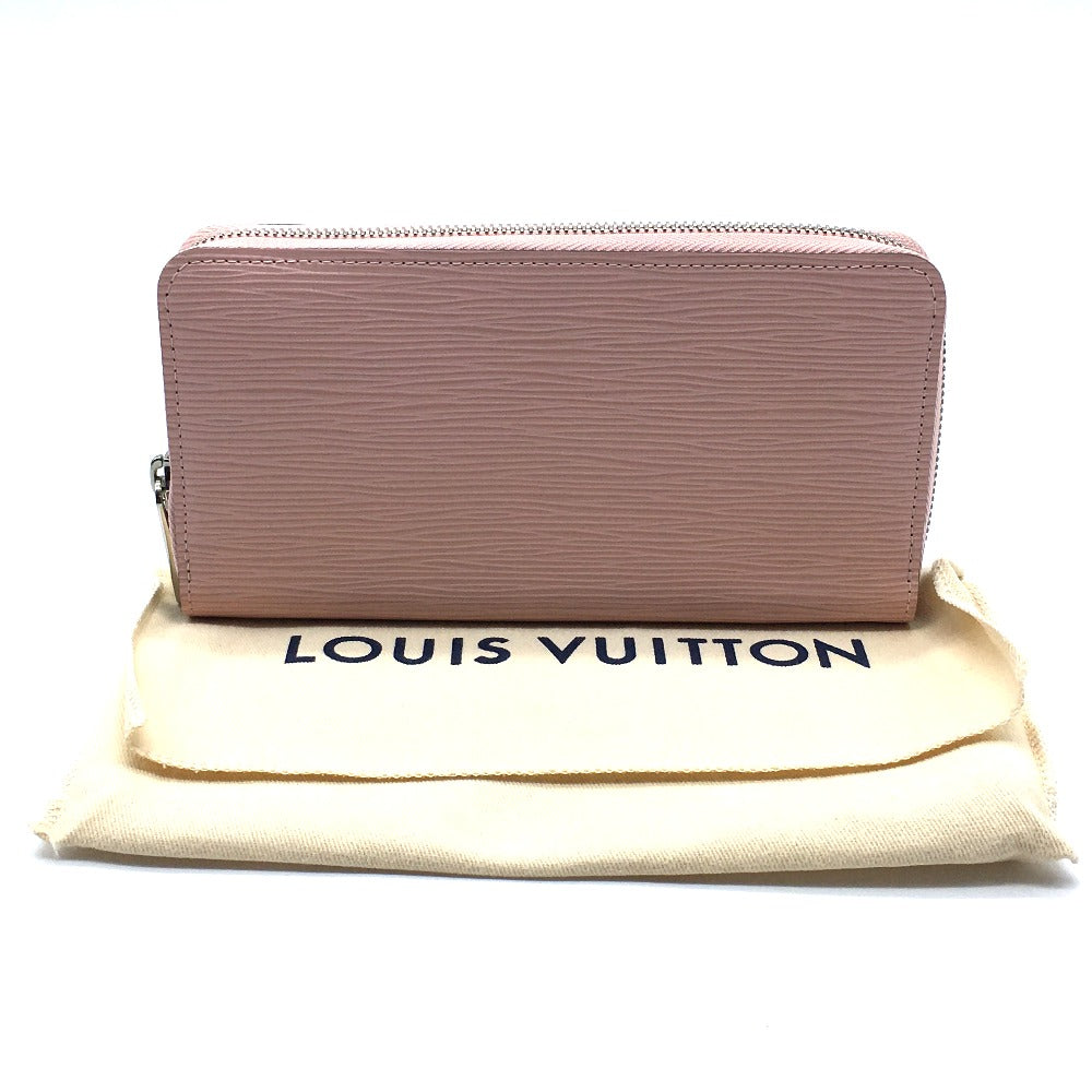 LOUIS VUITTON Long Wallet Purse M61863 Epi Leather Pink type Epi Zippy wallet Women Used Authentic