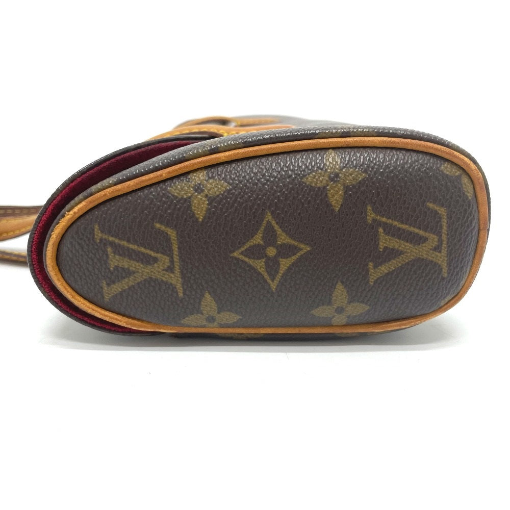 LOUIS VUITTON Handbag M51902 Monogram canvas Brown Monogram Sonatine Women Used Authentic