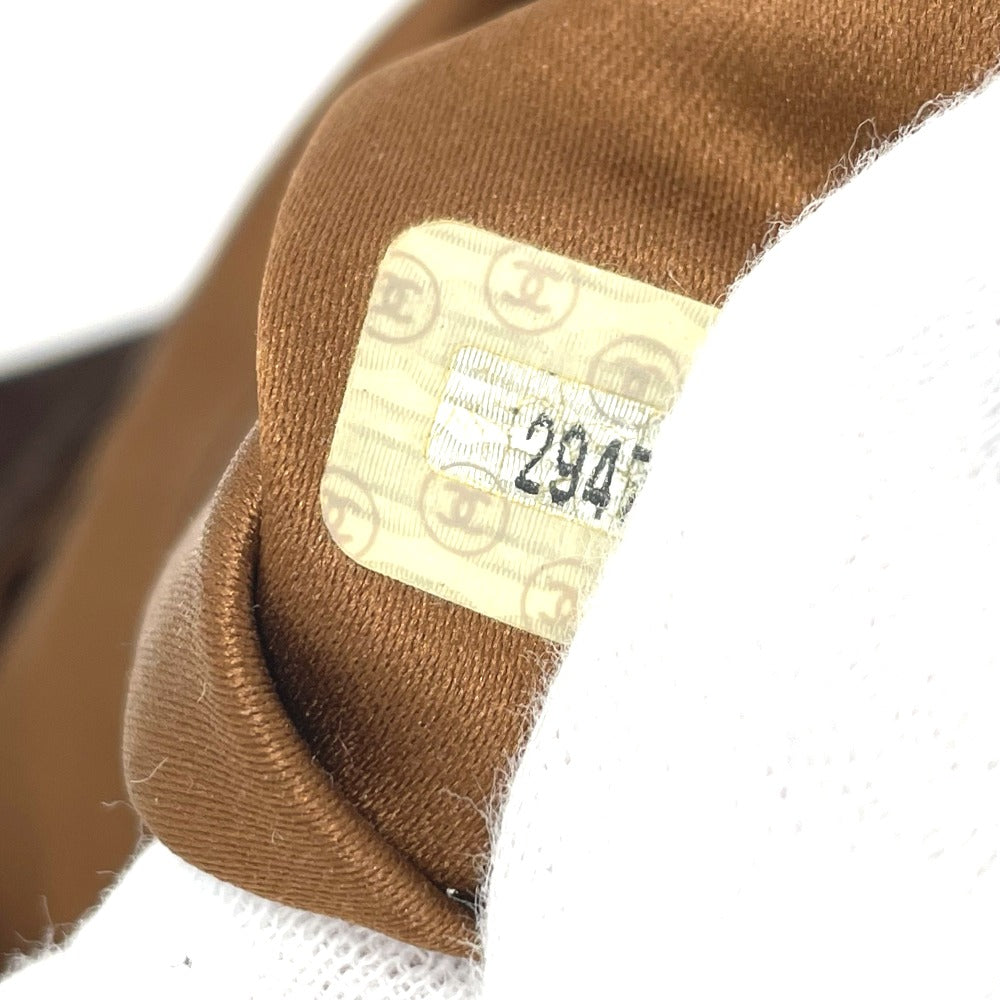 CHANEL Shoulder Bag suede Brown CC COCO Mark Trip Luco co Women Used Authentic