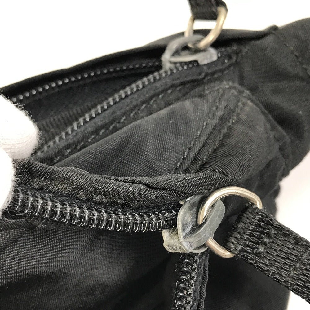 PRADA Sling bag Nylon black Triangle logo plate