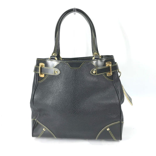 LOUIS VUITTON Handbag M95650 Suhari leather black Suhari Majesty Women Used Authentic