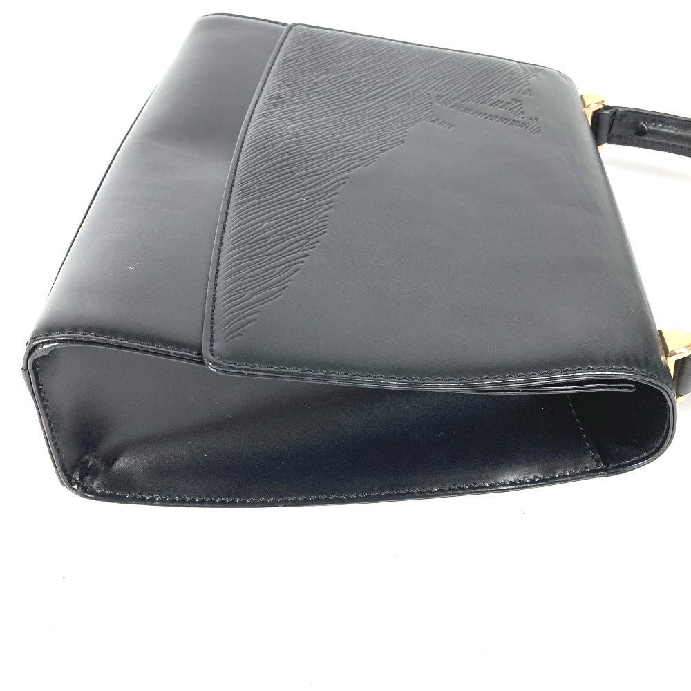 LOUIS VUITTON Handbag M63902 leather black Opera line Athens Women Used Authentic