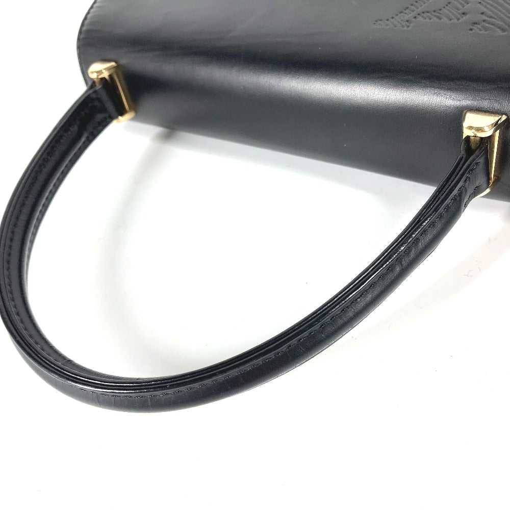 LOUIS VUITTON Handbag M63902 leather black Opera line Athens Women Used Authentic