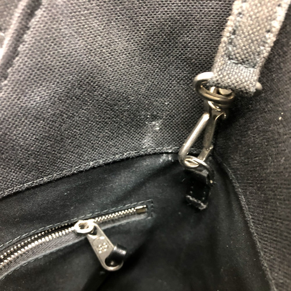 BALENCIAGA Handbag 619979 canvas black Wave XS