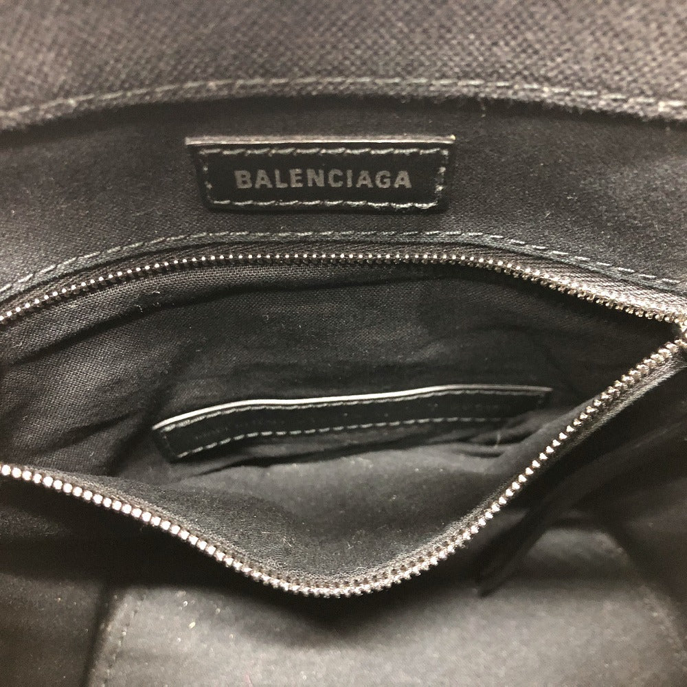 BALENCIAGA Handbag 619979 canvas black Wave XS
