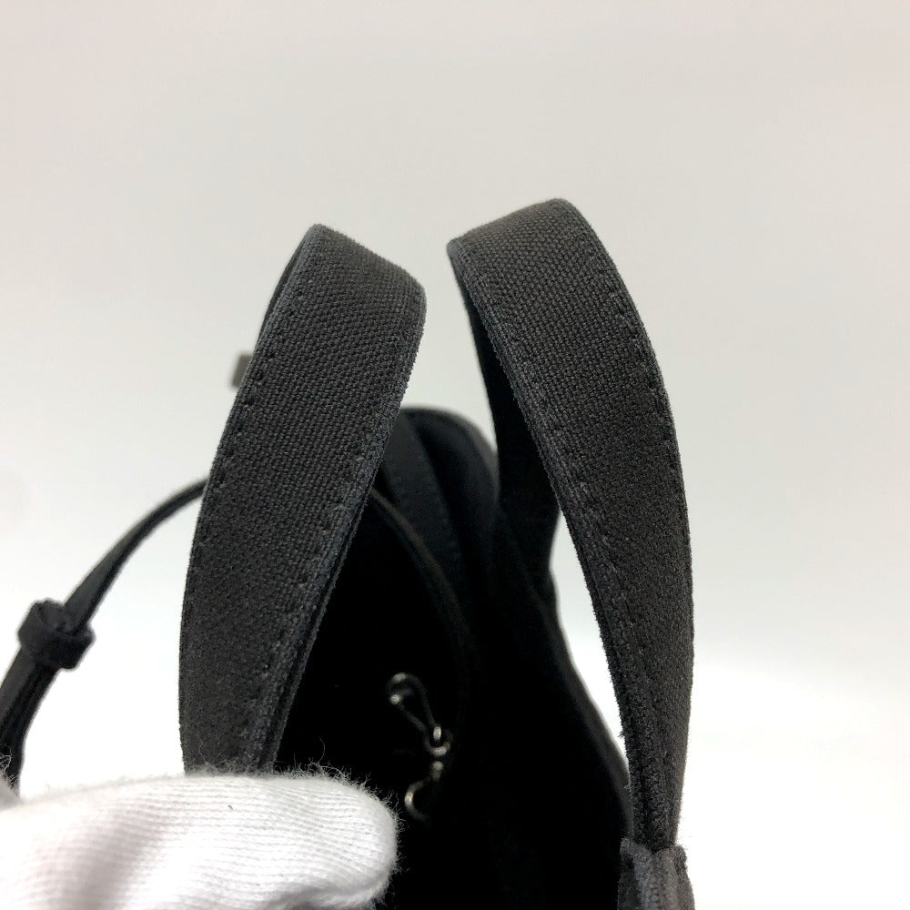 BALENCIAGA Handbag 619979 canvas black Wave XS