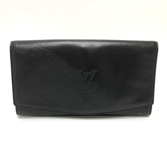 LOUIS VUITTON Clutch bag M63962 leather black Epi Aegean Opera