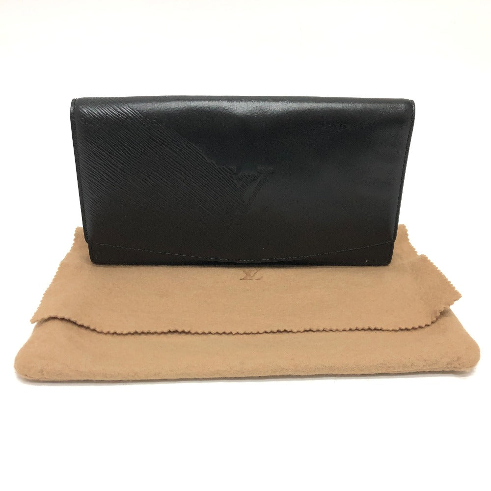 LOUIS VUITTON Clutch bag M63962 leather black Epi Aegean Opera