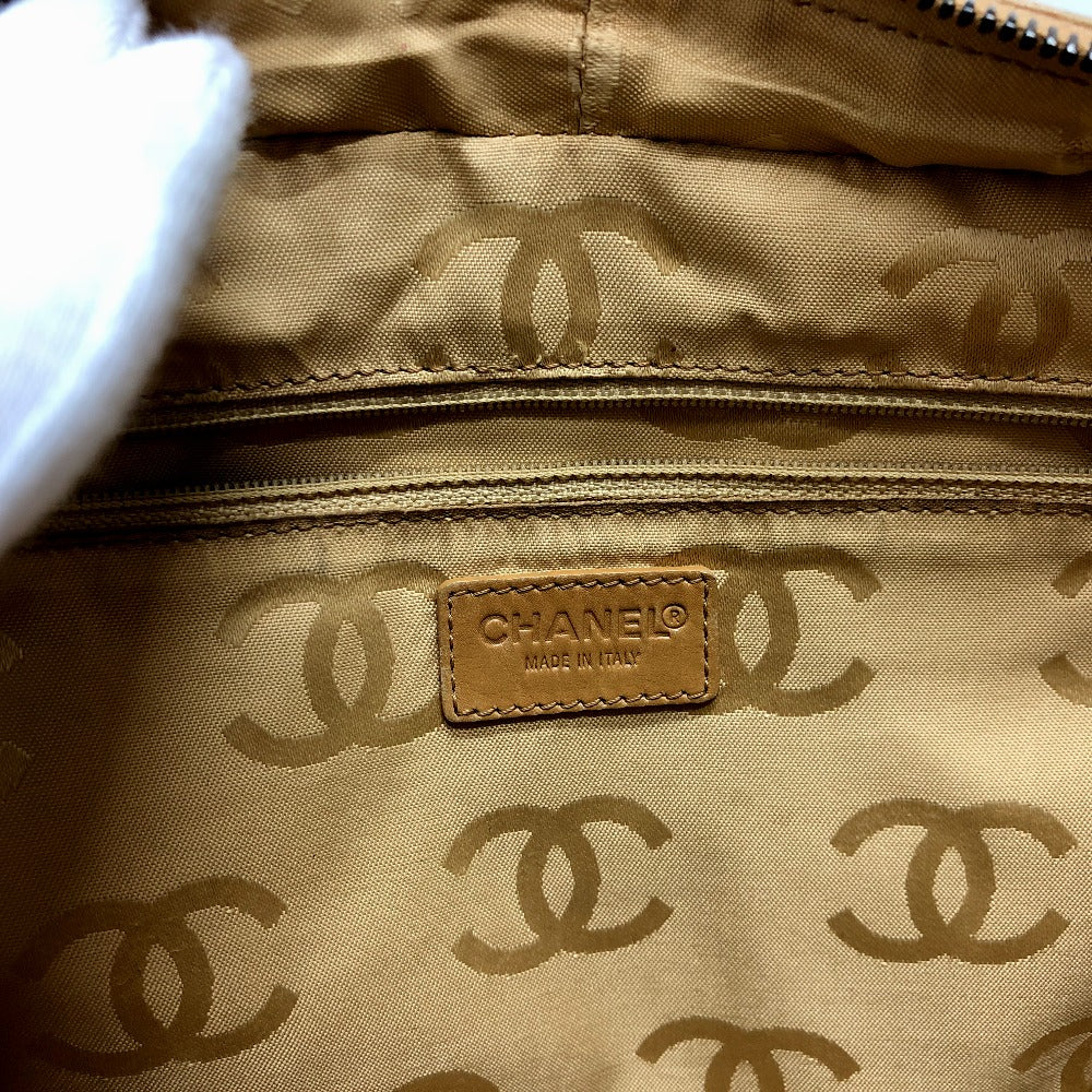 CHANEL Shoulder Bag Calf leather Brown COCO Mark