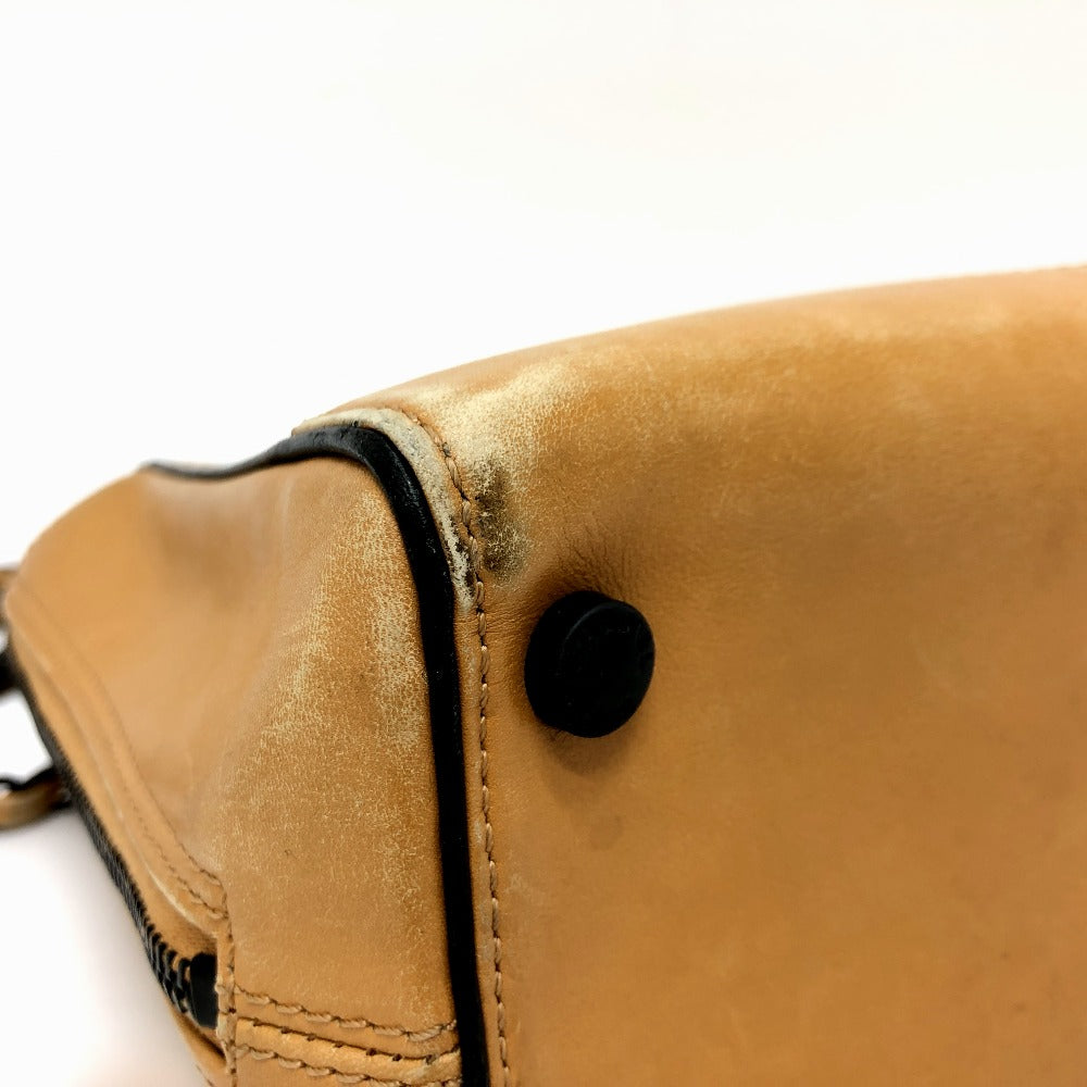 CHANEL Shoulder Bag Calf leather Brown COCO Mark