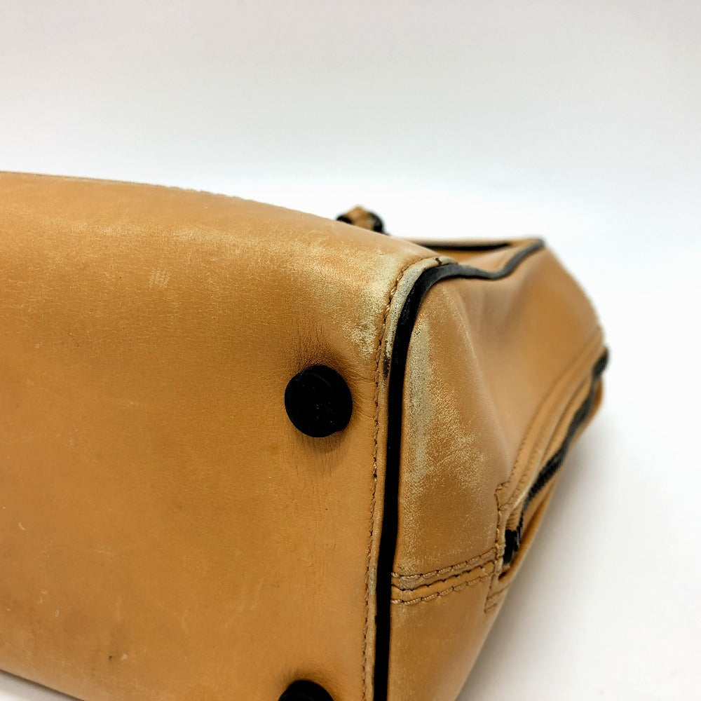 CHANEL Shoulder Bag Calf leather Brown COCO Mark
