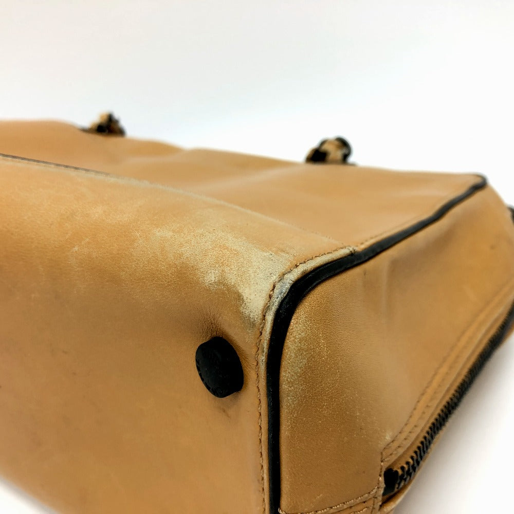 CHANEL Shoulder Bag Calf leather Brown COCO Mark