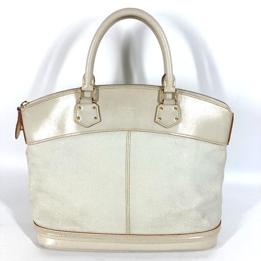 LOUIS VUITTON Handbag M91874 Suhari leather white Suhari LockitMM