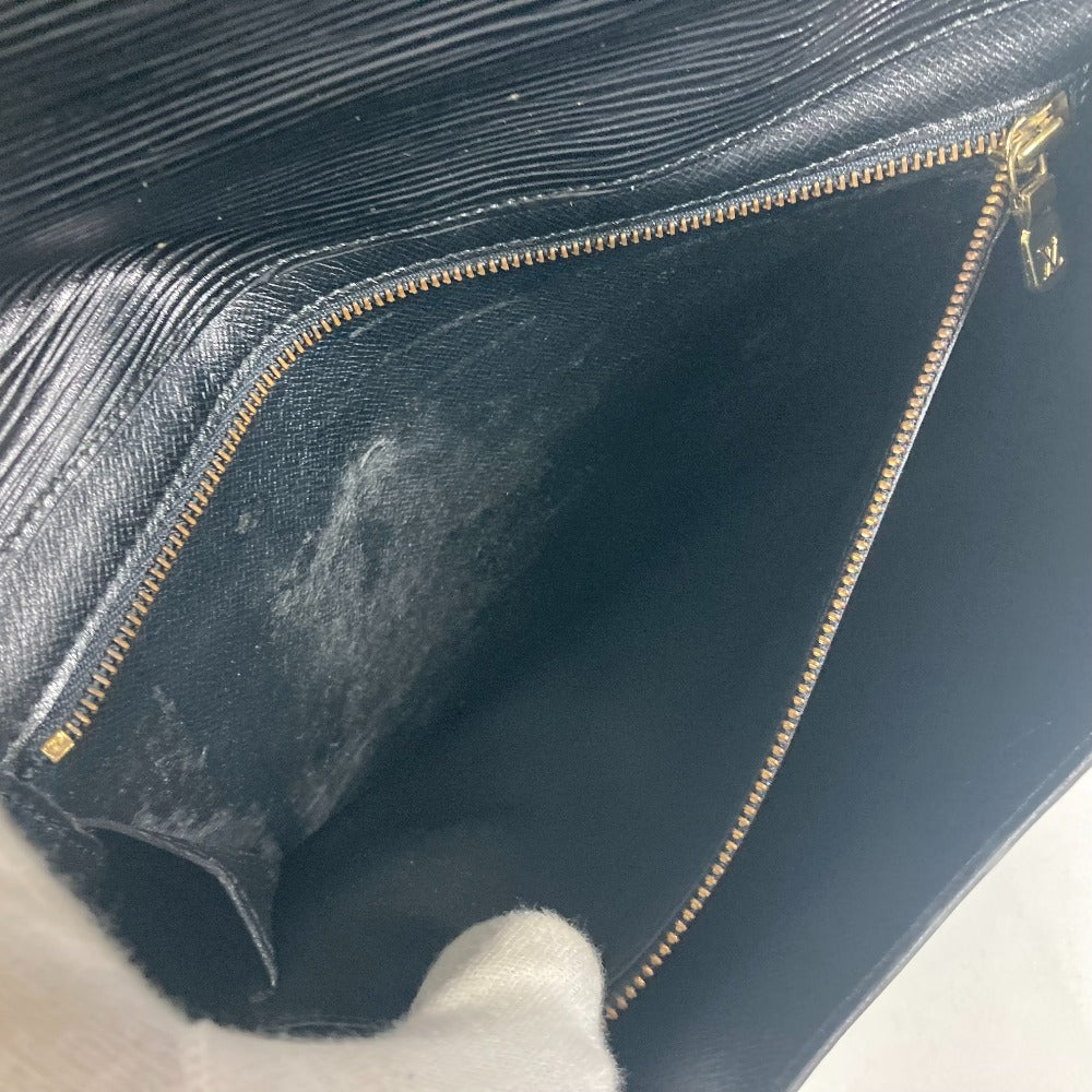LOUIS VUITTON Clutch bag M52632 Epi Leather black Epi Art deco Women Used Authentic