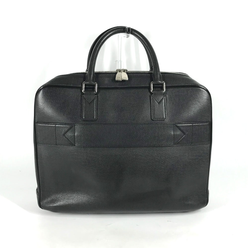 LOUIS VUITTON Business bag M32772 Taiga Leather black Taiga Neo Alexander mens Used Authentic
