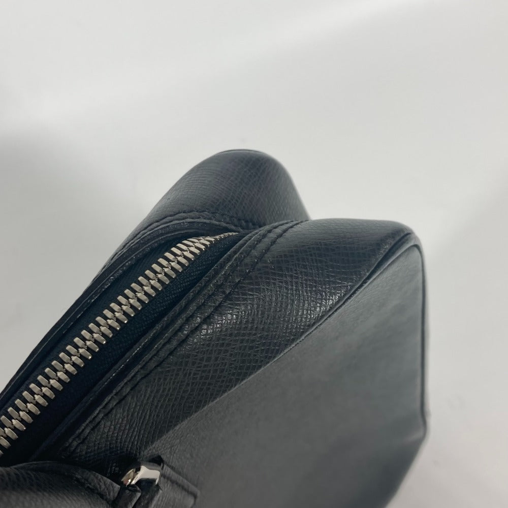 LOUIS VUITTON Business bag M32772 Taiga Leather black Taiga Neo Alexander mens Used Authentic
